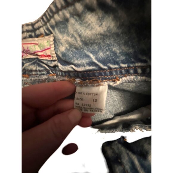 Jordache Studio Acid Wash High-Waisted Denim Jeans Size 12 Womens Vintage 100% C - Picture 6 of 6
